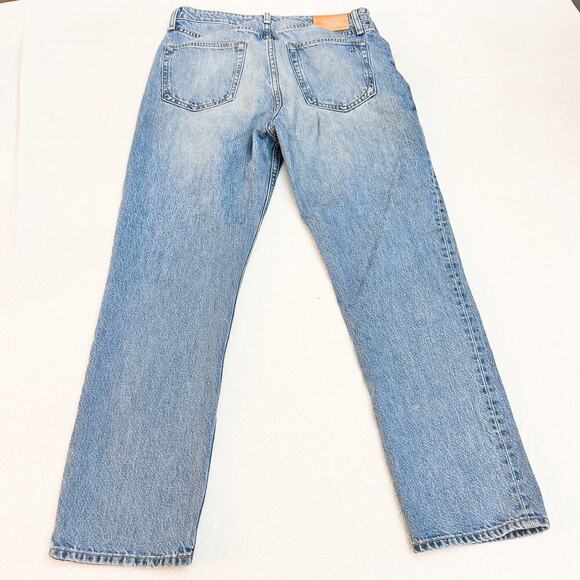 Rag & Bone Nina High-Rise Ankle Cigarette Light Wash Denim Jeans Size 28 - Picture 3 of 7
